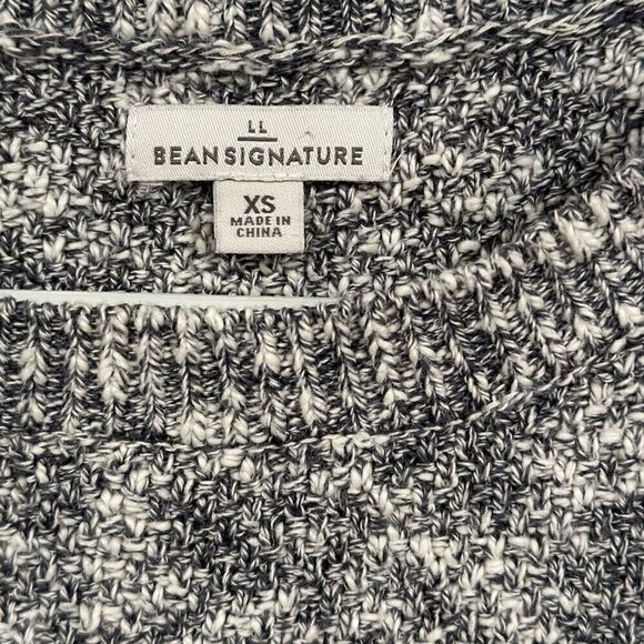 L.L. bean signature ragg crewneck linen cotton sweater xs extra small - Picture 2 of 5